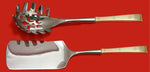 Golden Snowflake by Gorham Sterling Italian Pasta Server Set 2pc HHWS  Custom