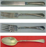 Nellie Custis by Lunt Sterling Silver Dinner Size Place Setting(s) 4pc