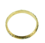 Deco 14k Yellow and White Gold Ring Band (#J4531)