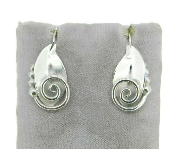 Sterling Handwrought La Paglia Earrings #220 (#J4757)