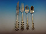 Crest of Arden by Tuttle Sterling Silver Flatware Set For 12 Service 66 Pieces