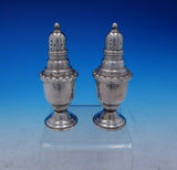 La Pierre Sterling Silver Salt and Pepper Shaker Pair #25A 4 3/4" Tall (#3850)