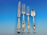 Heraldic by Whiting Sterling Silver Flatware Set 12 Service 135 Pieces Dinner