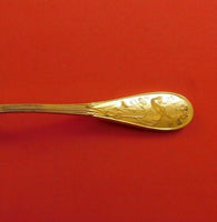 Audubon Gold by Tiffany and Co Sterling Silver Dessert Fork 6 3/8"
