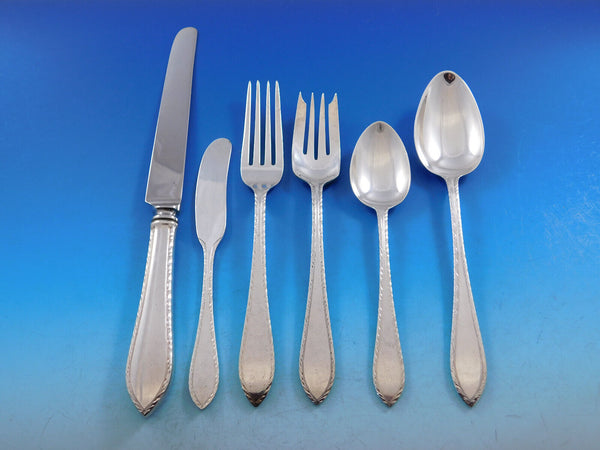 Feather Edge by Tiffany Sterling Silver Flatware Set for 8 Service 40 pcs