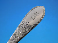 Colonial Engraved by Gorham Sterling Silver Flatware Set 24 pc Dinner G Monogram