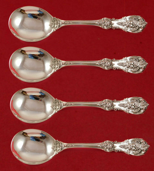 Francis I by Reed and Barton Old Sterling Silver Gumbo Spoon 4-pc Set Custom 8"