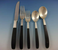 Contrast by Lunt Sterling Silver Flatware Set 8 Service 44 pc Mid-Century Modern