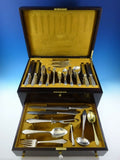 Clinton by Tiffany & Co. Sterling Silver Dinner Flatware Set 132 Pcs Fitted Box