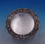 Repousse by Kirk Sterling Silver Card Tray Round w/ Rope Edge 925/1000 (#7001)