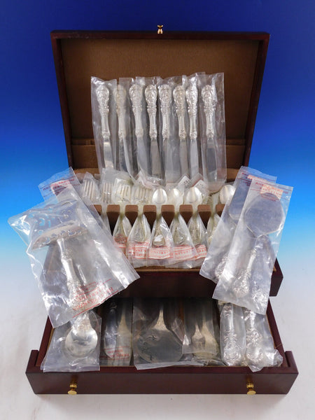 Francis I Reed & Barton Sterling Silver Flatware for 8 Set 62 Pieces New Unused