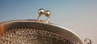 S. Blacknesee & Son Ltd. English Sterling Silver Mesh Coin Purse w/Chain (#3011)
