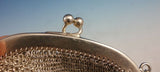 S. Blacknesee & Son Ltd. English Sterling Silver Mesh Coin Purse w/Chain (#3011)