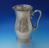 Lap Over Edge Hammered by Tiffany and Co Sterling Silver Water Pitcher (#5320)