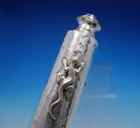 Art Silver Silverplate Perfume Bottle Crab Fly Lobster Lizard c.1860-1883 #4331