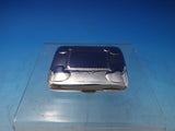 Murrle Bennet MB English Sterling Silver Card Case Hearts Birmingham 1904 #6501
