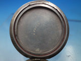 Elgin Mfg Silverplate Compact for Chatelaine Round #270959 Engraved Leaf (#6582)