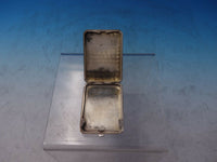 Art Mfg Co Sterling Silver Compact for Chatelaine #55 w/ Vertical Lines (#6502)