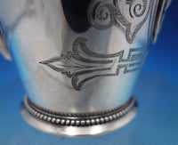 Medallion by Wendt Sterling Silver Mug Applied Medallion Hand Chased (#6856-2)