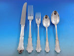 Savoy by Buccellati Italy Sterling Silver Flatware Set for 12 Dinner 62 pieces