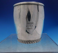 Hobbs Coin Silver Child's Cup 4 1/2" Tall x 3 1/2" c.1816-1865 Engraved (#3969)