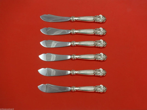 Georgian by Towle Sterling Silver Trout Knife Set 6pc. HHWS  Custom Made 7 1/2"