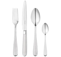 Concorde by Christofle France Stainless Steel Flatware Set 24 Pieces - New