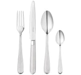 Concorde by Christofle France Stainless Steel Flatware Set 24 Pieces - New