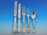 English King by Tiffany Sterling Silver Flatware Set 12 Service 60 pcs Dinner