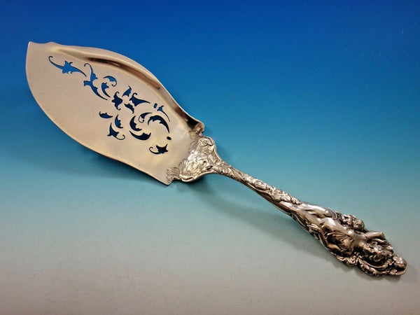 Love Disarmed by Reed and Barton Sterling Silver Fish Server Pierced AS 12 1/2"
