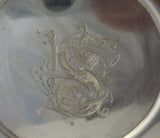 Vine by Tiffany & Co. Sterling Silver Dip Dish w/Underplate & Daisy Motif #0117