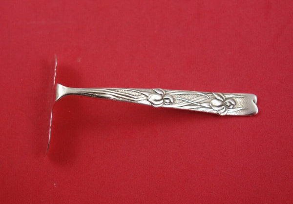 Vine by Tiffany Sterling Silver Baby Food Pusher 4" Iris Motif IN TIFFANY BOOK
