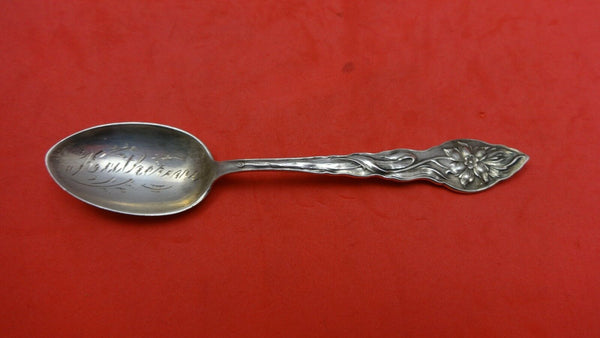 Narcissus by Unger Sterling Silver 4 O'Clock Spoon Gold Washed Souvenir 5"