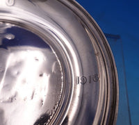 Tiffany and Co Sterling Silver Candy Dish Round with Worn City Scape 4" (#6882)