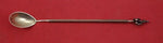 English Estate Sterling Silver Fruit Bar Spoon 3-D cherries London 1957  6 7/8"