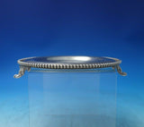 Beaded by Ball Black and Co Sterling Silver Butter Dome with Underplate (#6056)