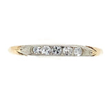 14k Yellow Gold Genuine Natural Diamond Wedding Band Ring Jewelry (#J6084)
