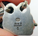 Georg Jensen Sterling Necklace #1 with Leaves and Berries (#J3333)