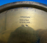Palm Tree by Tiffany and Co Sterling Silver Candlestick Vermeil 13 1/2" (#4568)