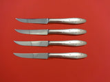 Dawn Star by Wallace Sterling Silver Steak Knife Set 4pc HHWS  Custom 8 1/2"