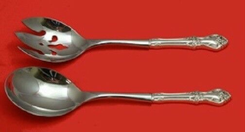 Afterglow By Oneida Sterling Silver Salad Serving Set HHWS 2pc Custom
