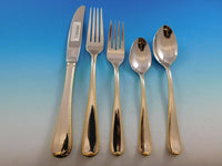 Golden Ribbon Edge by Gorham Stainless Steel Flatware Set Service for 8 New 40pc