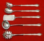 Mignonette By Lunt Sterling Silver Hostess Serving Set HHWS 5pc Custom