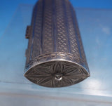 Austrian .935 Silver Compact with Gold Washed Interior Engraved 3 3/8" (#7011)