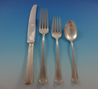 Old Brocade by Towle Sterling Silver Flatware Set For 8 Service 57 Pieces