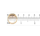 14k Yellow Gold Signet Ring with Raised Initials "ES" and "30" Jewelry (#J5682)