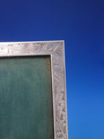 Sterling Silver Picture Frame Brite Cut Design 9 1/2" x 7" (#6216)