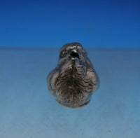 French .950 Silver Figurine Chick / Bird 1 1/4" x 1 5/8" .91 ozt. (#6744)