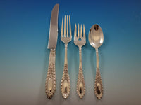 Gadroonette by Manchester Sterling Silver Flatware Set for 8 Service 40 pieces
