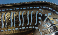 Ellis Barker Silverplate Serving Dish Small Pierced 6 1/4" x 4 1/2" x 2" (#2628)